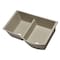 Alfi Brand Biscuit 33" Dbl Bowl Undermount Granite Composite Kitchen Sink AB3320UM-B - alternate 5